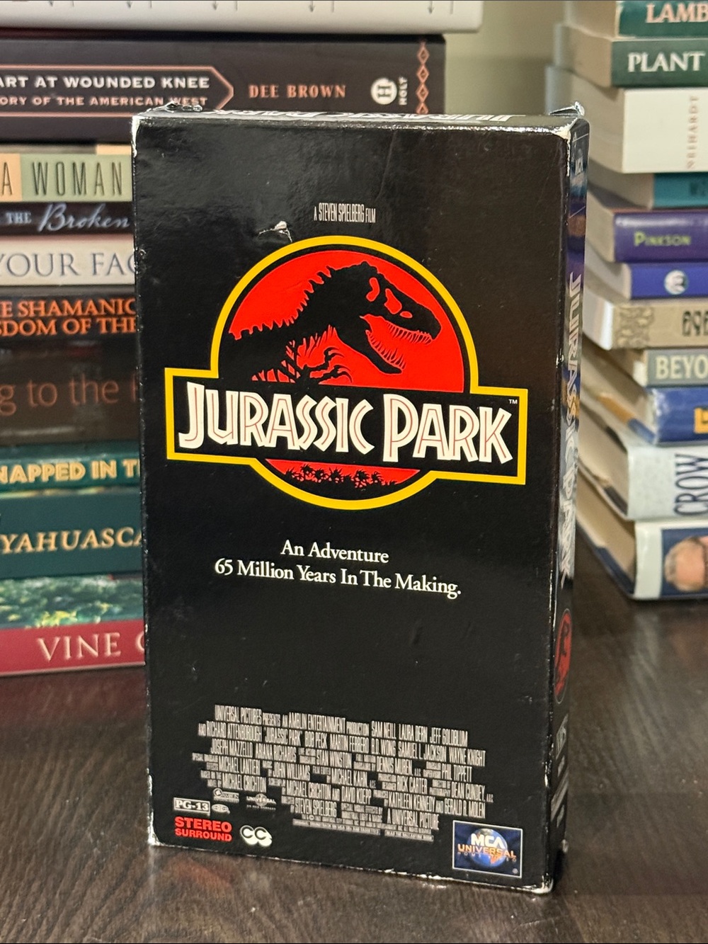 Vintage 1993 Jurassic Park Movie VHS